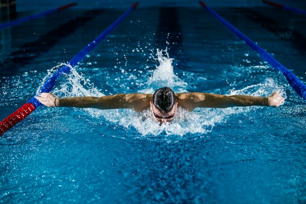 Swimming training